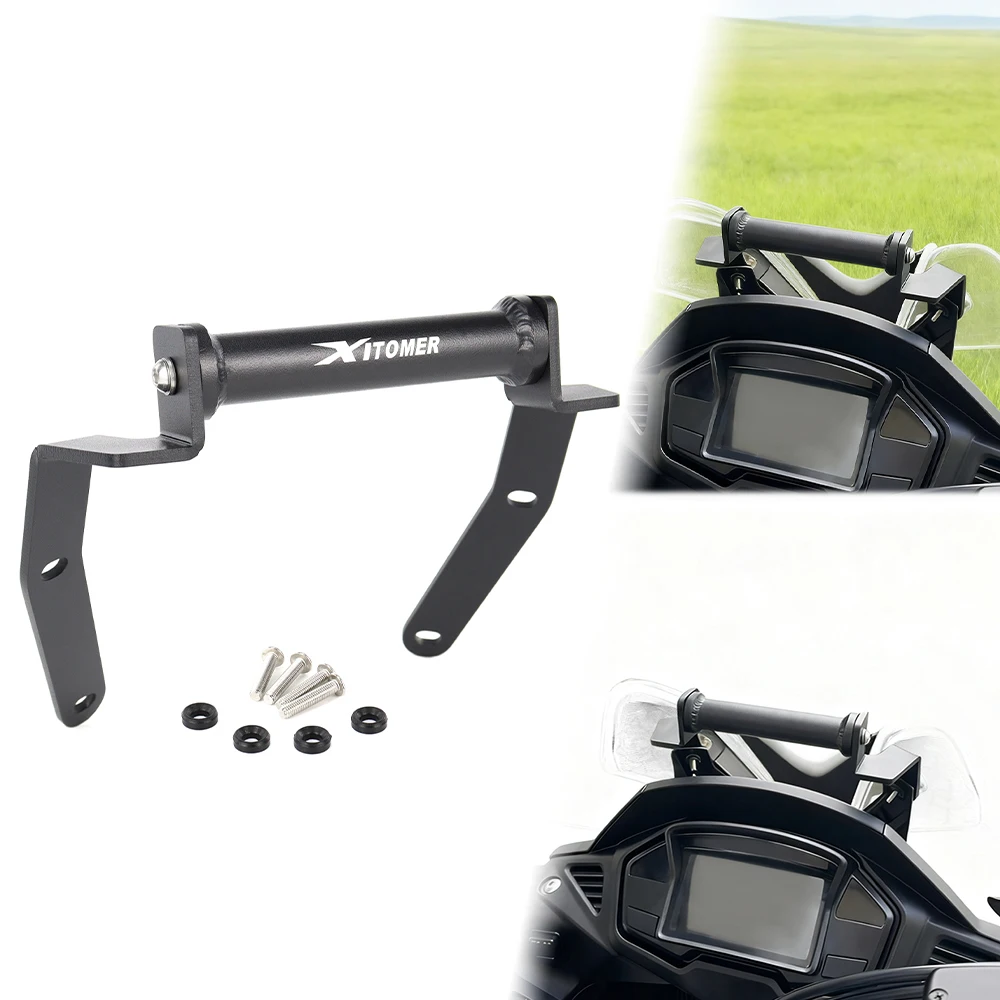 

For Honda VFR800X VFR 800 X VFR 800X 2015-2016 Motorcycle CNC Aluminum GPS Phone Holder Stand Navigation Mounting Pate Bracket