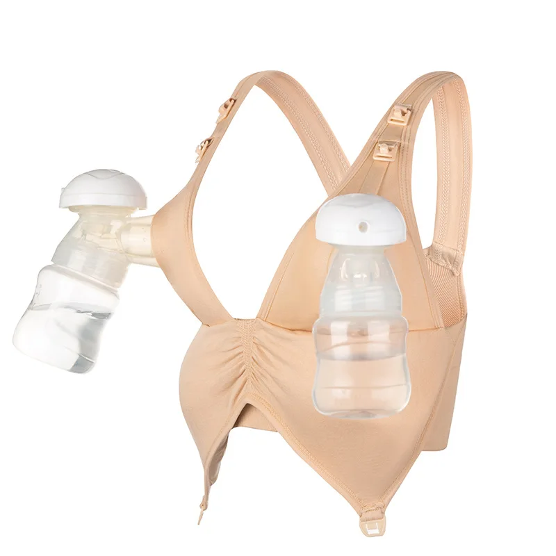 Hands-Free Maternity Nursing Bra European And American Style Sports Wearable Breast Pump Underwear For Breastfeeding Women