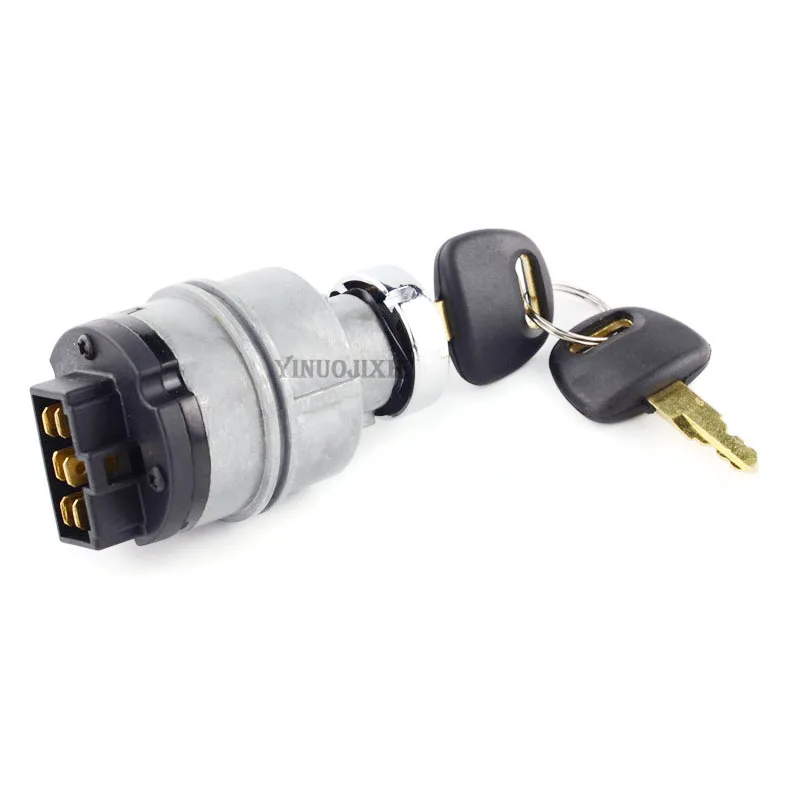 Suitable for Hitachi ZAX ignition switch power supply preheating starter waterproof with key 21436 excavator accessories