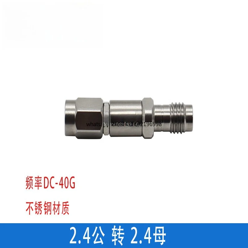 Millimeter Wave RF Adapter Connector 2.4/2 92/3.5 Mm Adapter Stainless Steel High Frequency 26.5G40G