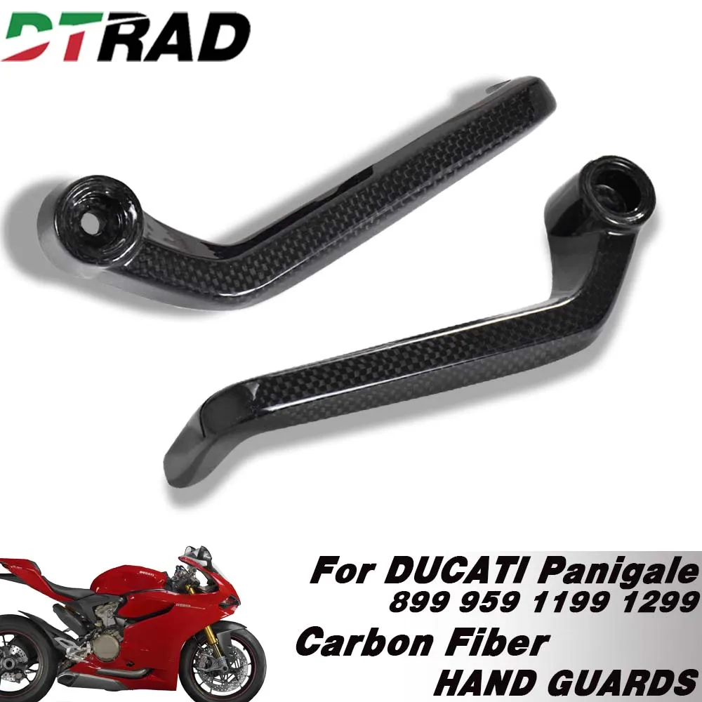 Motorcycle Carbon Fiber Hand Guards For DUCATI PANIGALE 899 959 1199/S 1299/S ALL YEAR Brake Clutch Lever Proguard System