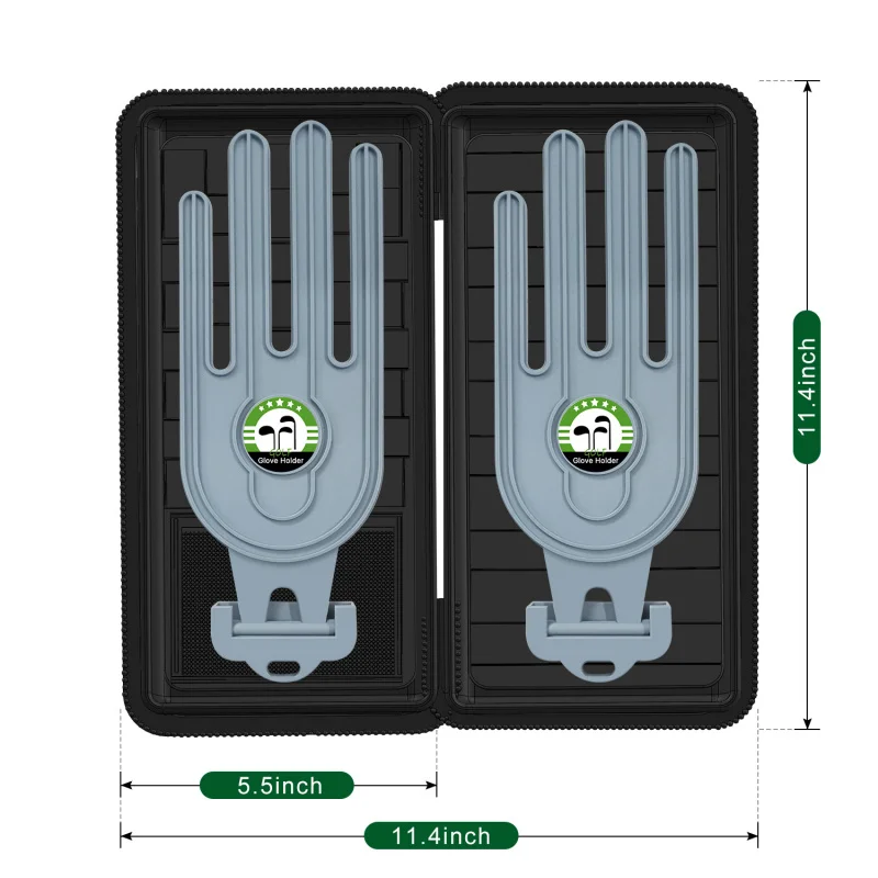 Cross-Border Golf Glove Box Golf Gloves Storage Bag with Two Glove Holders Golf Accessories