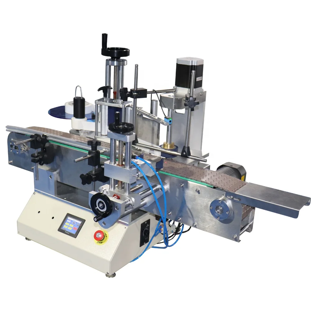 Desktop Fully Automatic Round Bottle Labeling Machine Wine Bottle Labeling Machine Vodka Labeling Machine