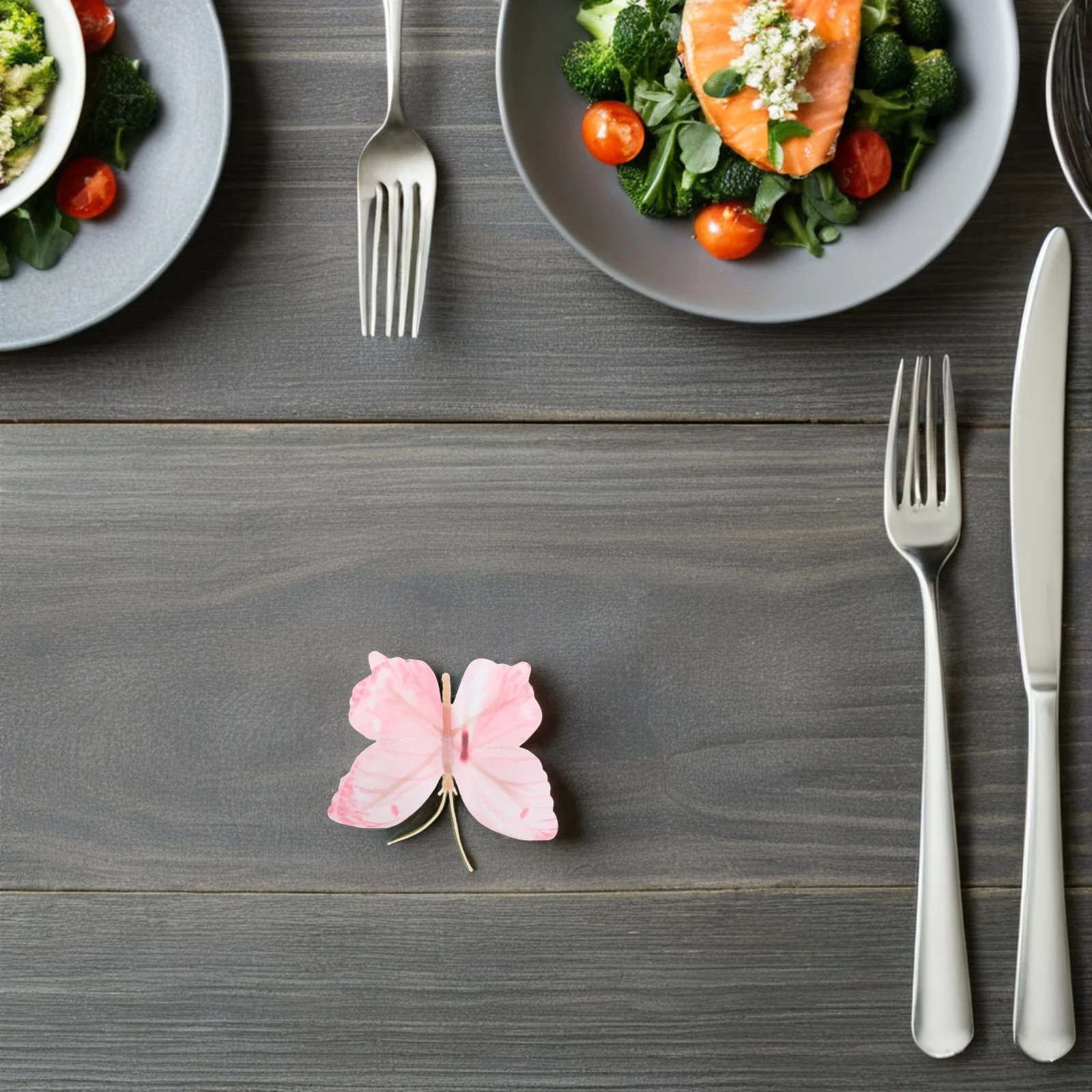 

12Pcs Butterfly Napkin Rings 3D Plastic Serviette Holder Wedding Dinner Party Table Decorations Napkin Buckle Serviette Rings