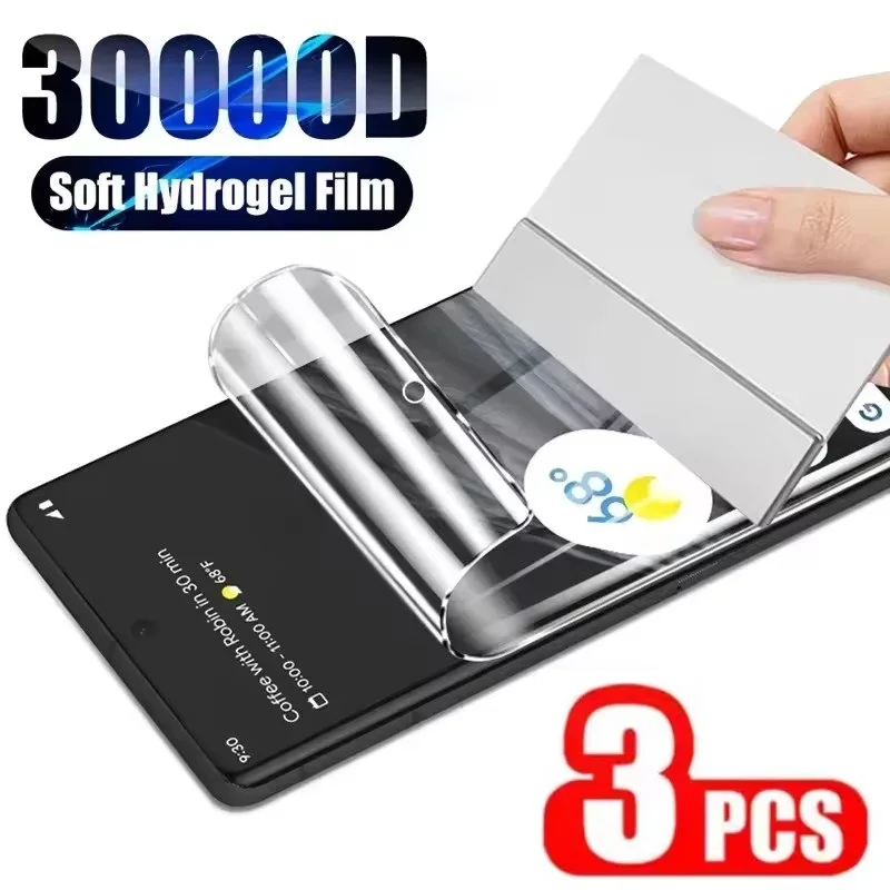 3 шт. гидрогелевая защитная пленка для экрана для Googee V40 S200X Fire 6 S118 N55 DK10 S200 S Punk Cyber Pro Plus V Max Plus Pro