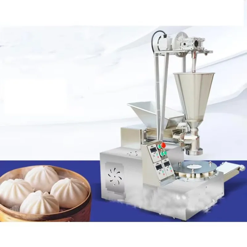 2026Automatic Steamed Bun Making Machine Momo Filling Stuffed Bun Meat Pao Forming Machine Baozi Making Machine