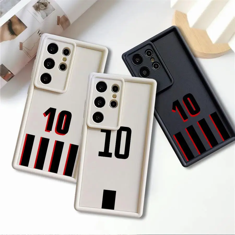 Phone case for Samsung Galaxy S20 S21 S22 S23 S24 S25 FE Plus Ultra soft funda case L-Lionel M-Messis 10