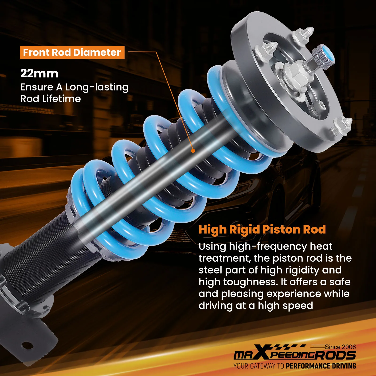 

MaXpeedingrods T6 Coilovers For BMW 7-Series E38 728i 730i 735i 740i 750iL RWD