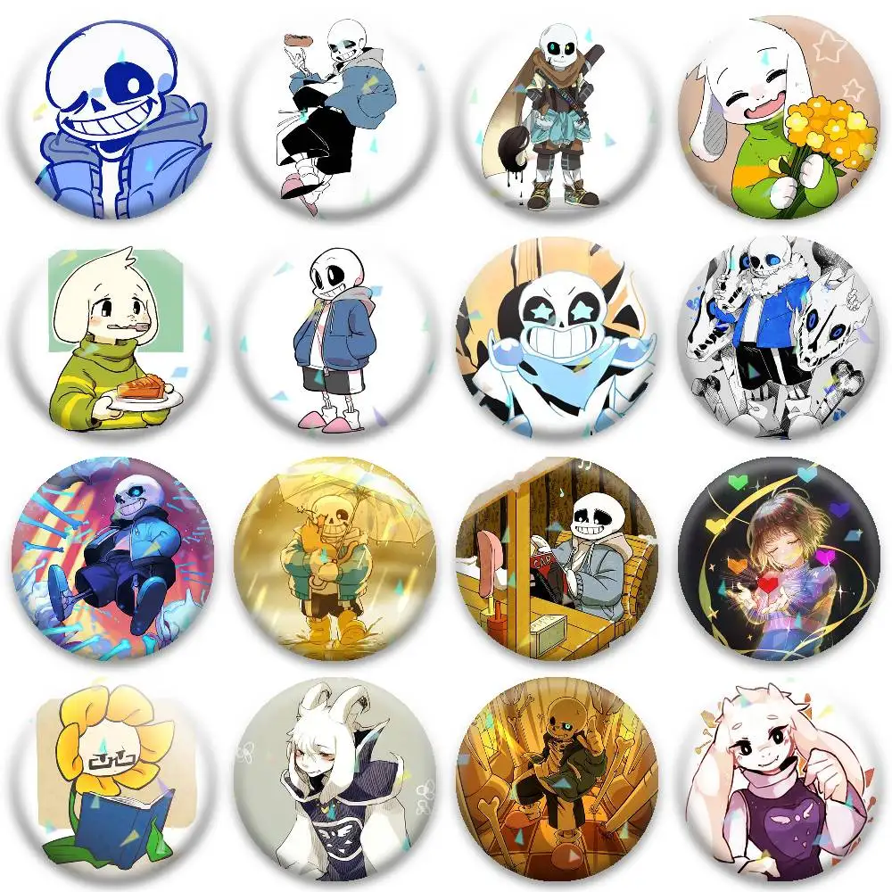 

U-Undertale Badges Niche Design Brooch for Backpack Lapel Pins Creative Accessories