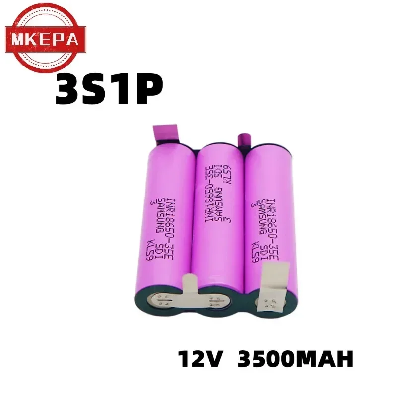 35e 3S2P 4S1P 4S2P 5S2P 18650 3500mAh/7000mAh electric drill 12.6V 16.8V 21V rechargeable lithium battery electric screwdriver