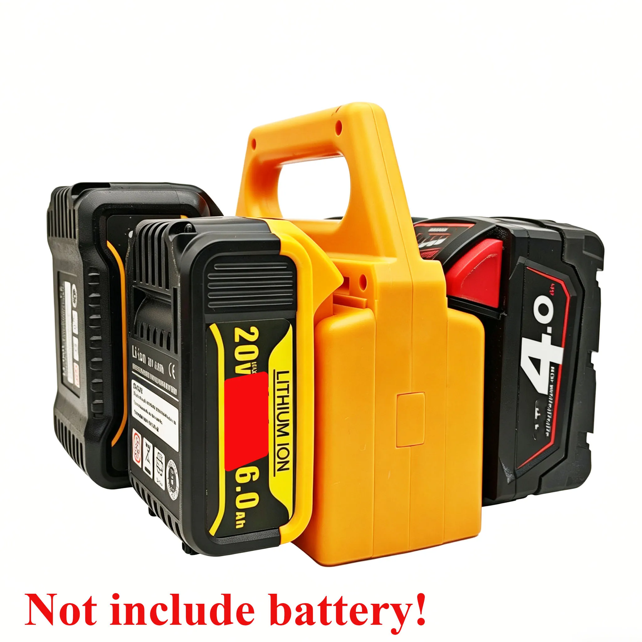 Lithium Ion Batteries Potable Holder Storage Bracket For Dewalt For Milwaukee For M18 For Makita For Bosch Li-ion Battery image 5