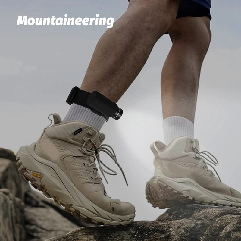Linterna LED de muñeca recargable por USB para exteriores, lámpara impermeable IP67 para caminar con perros, Camping práctico