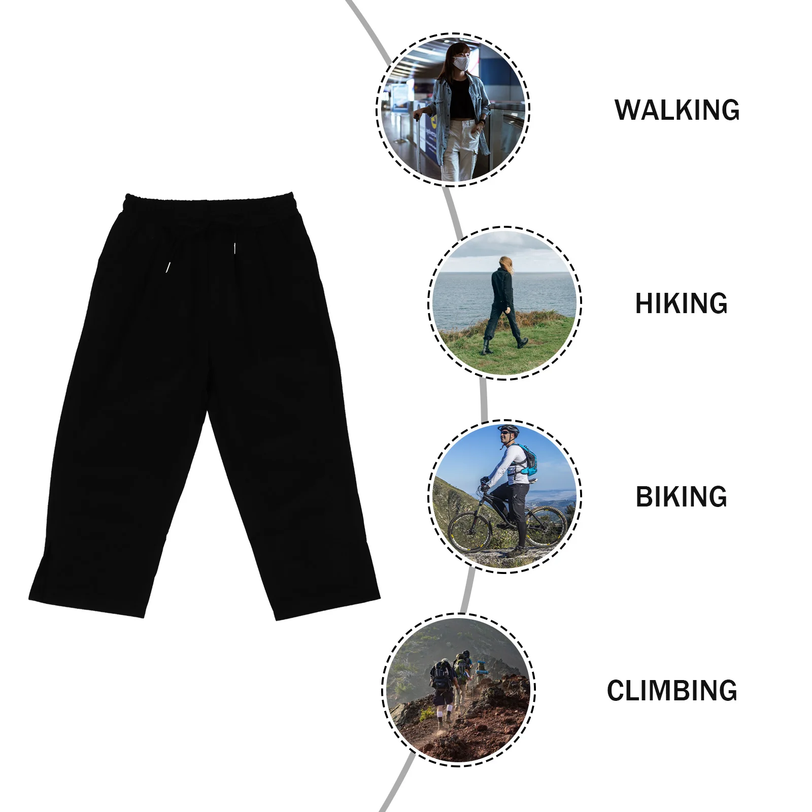 سراويل يوجا عالية الخصر للنساء سراويل رياضية مرنة قابلة للتنفس للجري والركض والصالة الرياضية واللياقة البدنية واليوجا سراويل نسائية #4