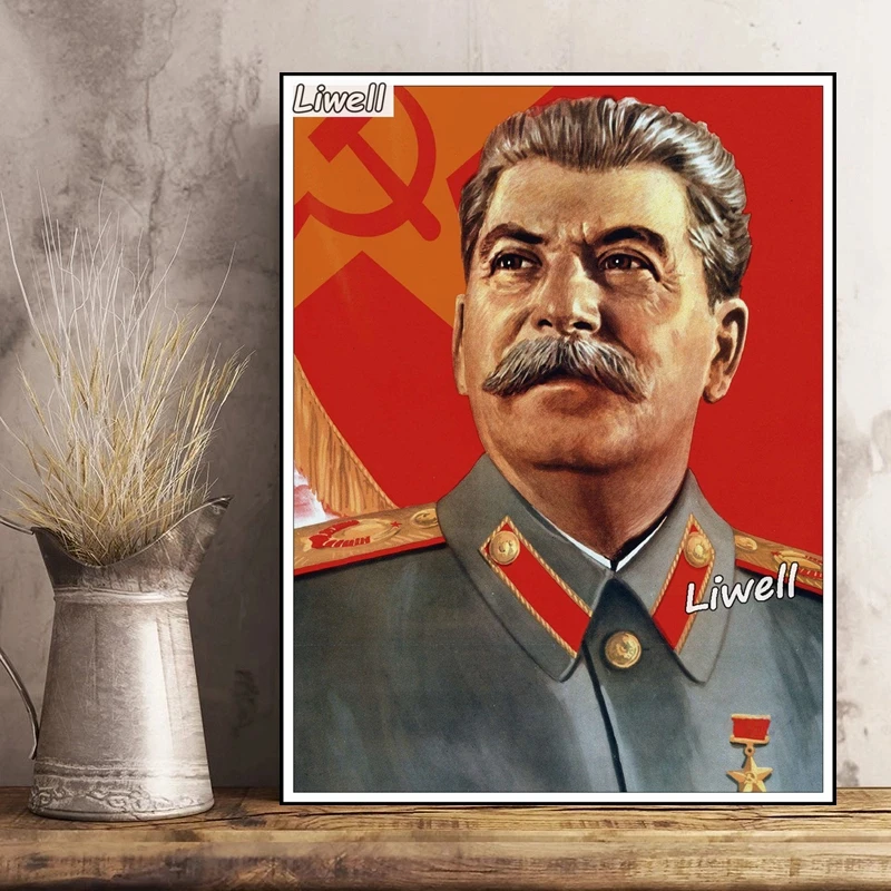 Soviet Union Of Lenin And Joseph Stalin Diamond Painting Portrait Russia The Motherlands Call Sculpture Cross Stitch Wall Decor