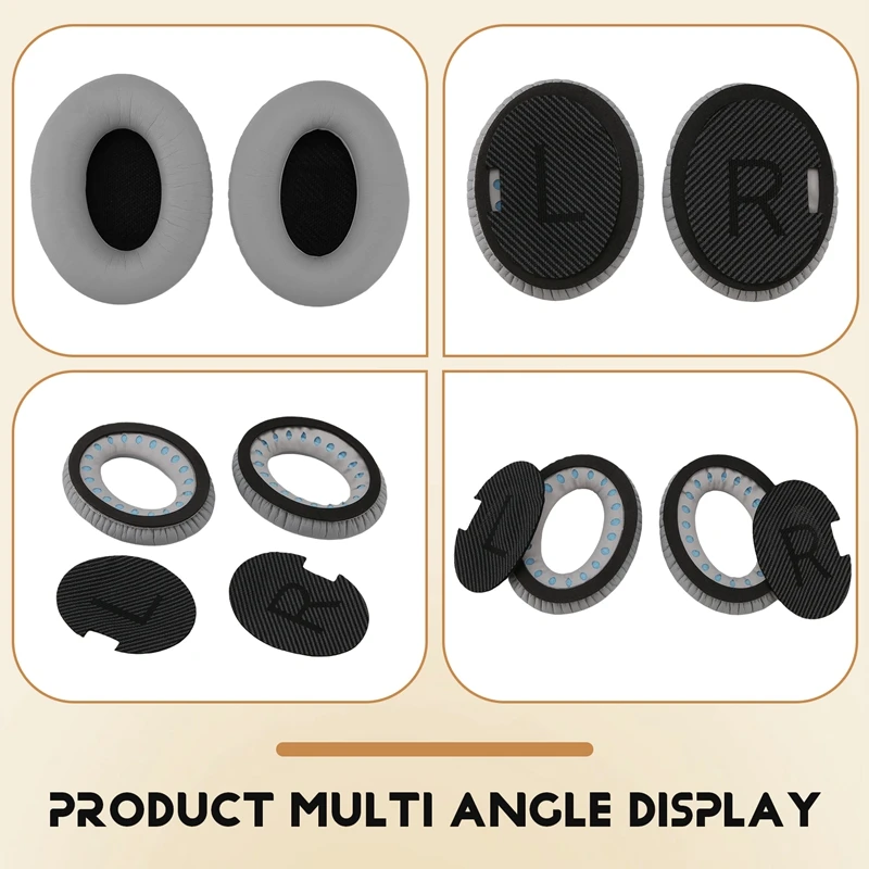Replacement Ear Pads For Bose Quietcomfort 35, QC35, QC25, QC2, QC15, Around-Ear AE2, Ae2i, Ae2w Headphones / Ear Cushion / Ear
