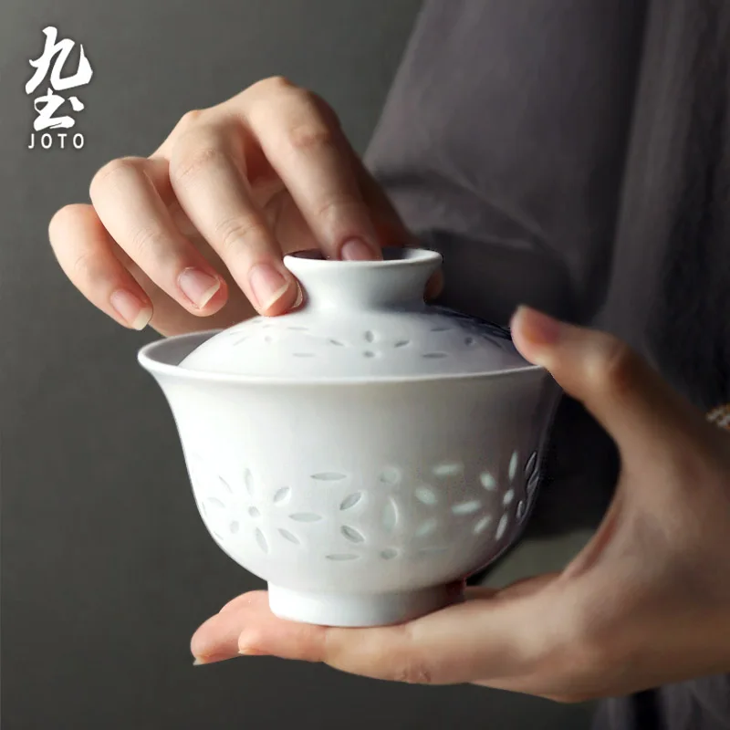 

JOTO Elegant Gift Choice Premium Quality Materials Handcrafted Delicate Gaiwan GWR0034