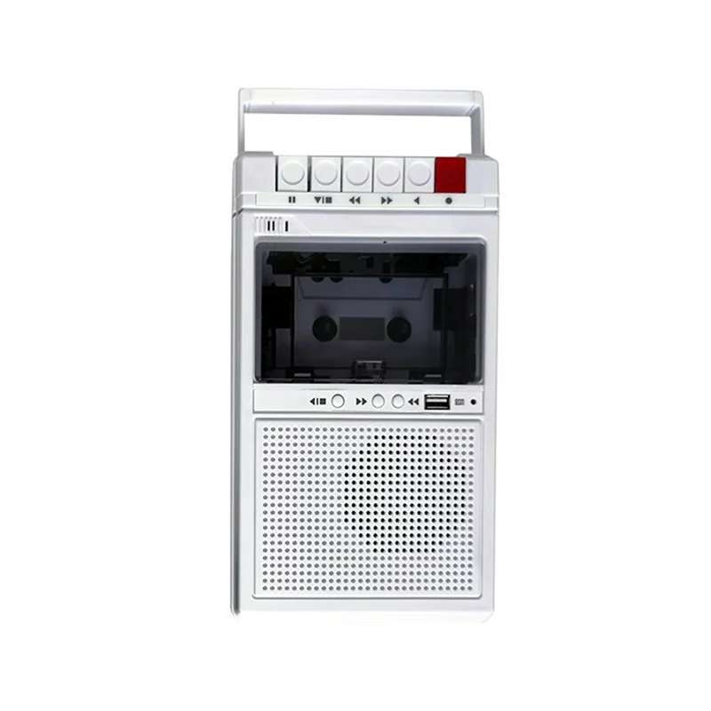 يدعم مسجل ومشغل الكاسيت الرجعية للتسجيل الداخلي والخارجي ونقش USB