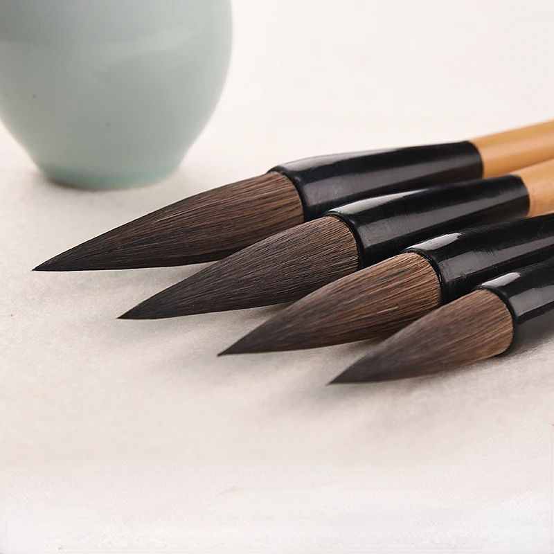 

Rabbit Hair Multiple Hair Brush Professional Regular Script Clerical Script Seal Script Calligraphy Brush Couplets Writing Brush