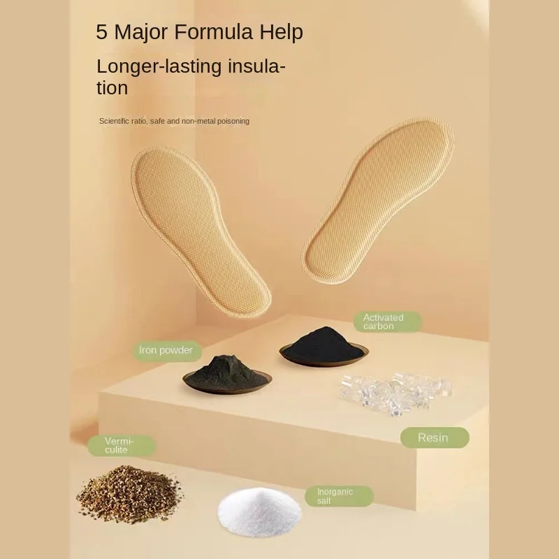 Self-Heating Feet-Warming Pad Walking Warmed Insole Warm Insole Foot Warmer Self-Heating Pad Heating Pad Insole