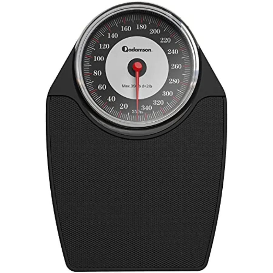

A24 Scales for Body Weight - Up to 350 LB - New - Anti-Skid Rubber Surface Extra Large Numbers - High Precision Bathroom Scale