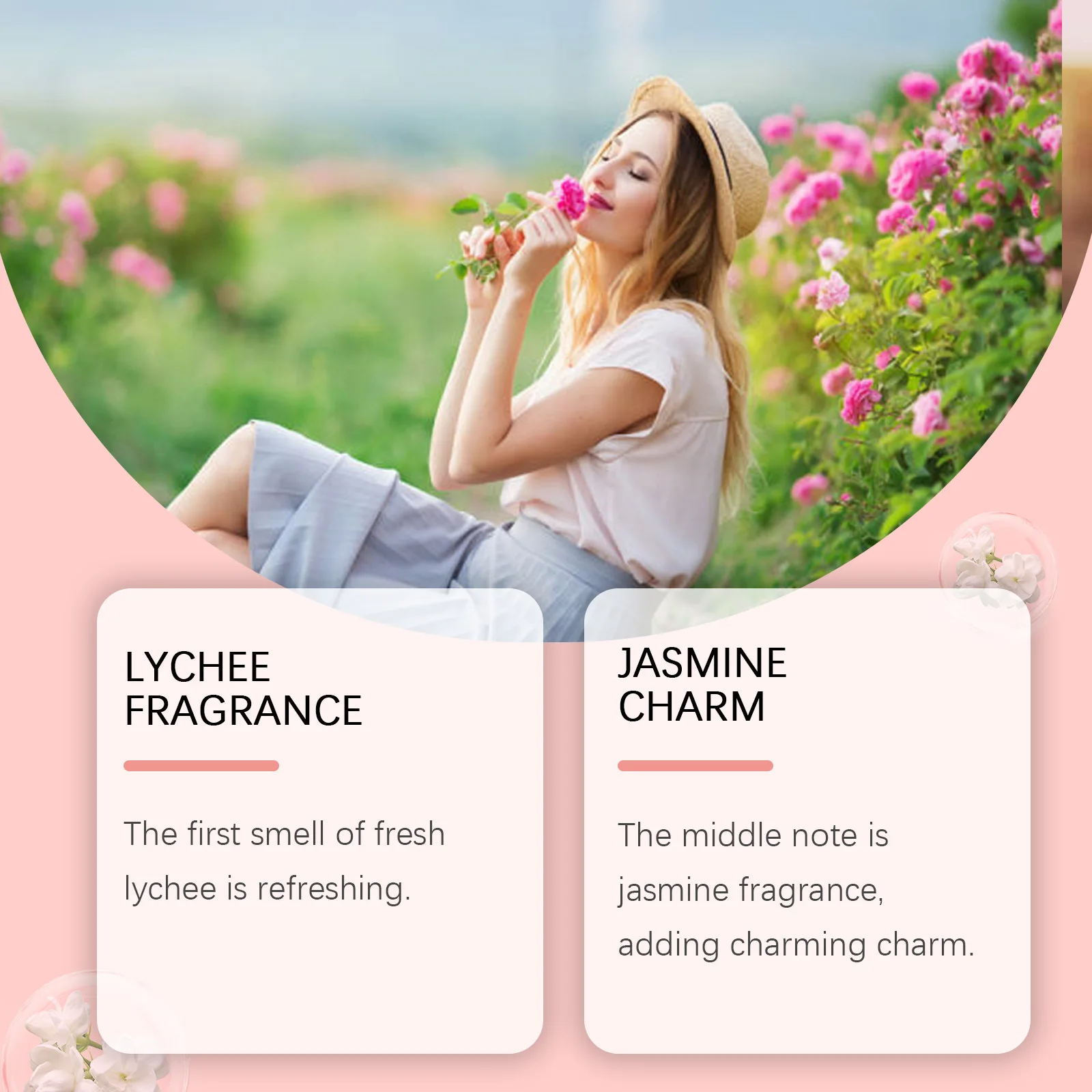 Women Lychee Perfume Plant Floral Scent Lasting Fragrance Attract Men Sexy Temptation Dating Flirtation Female Pheromone Perfume
