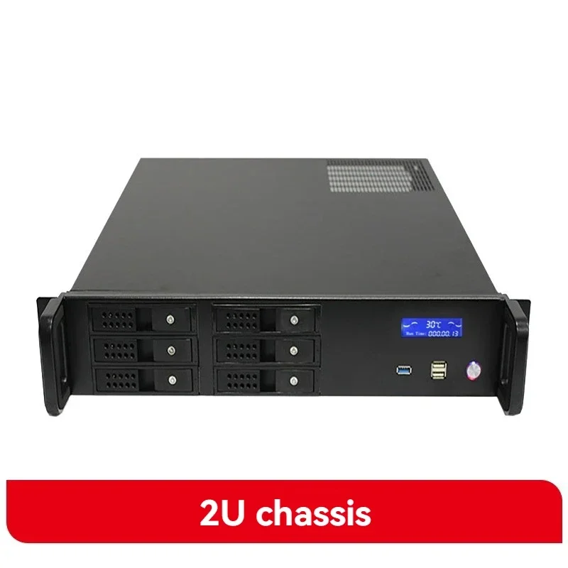 6-Bay Hot-Swappable Storage Server (2U Rackmount) – Industrial-Grade Thermal Control & MATX Motherboard Support