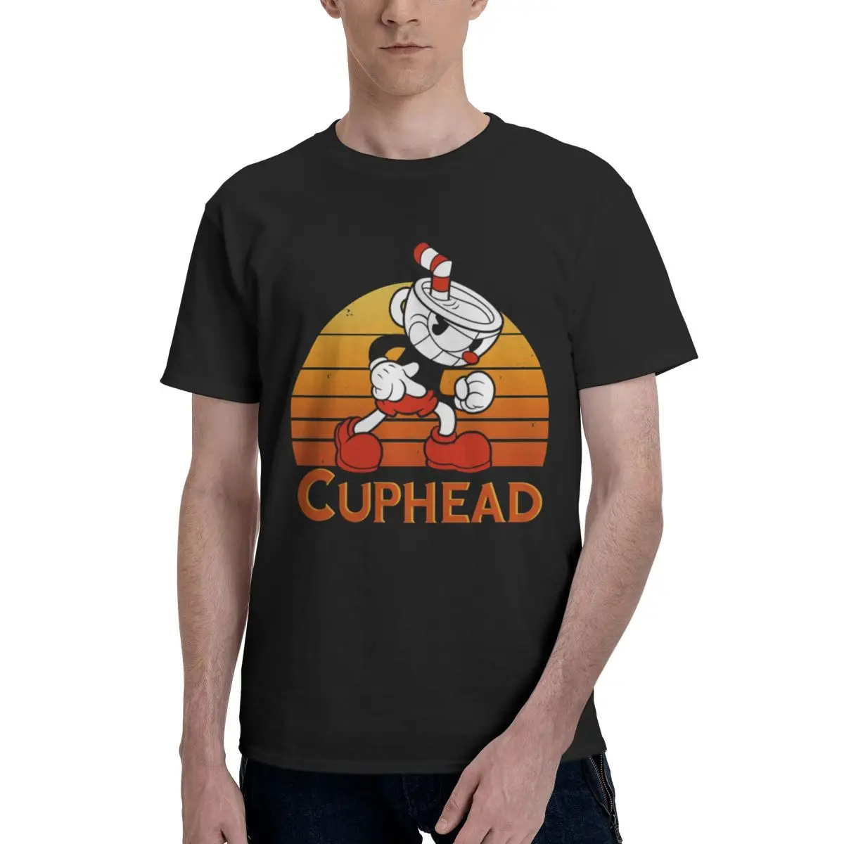 Cuphead Vintage T Shirts Graphic Y2K Gifts Tees Mens Women T Shirts Tops