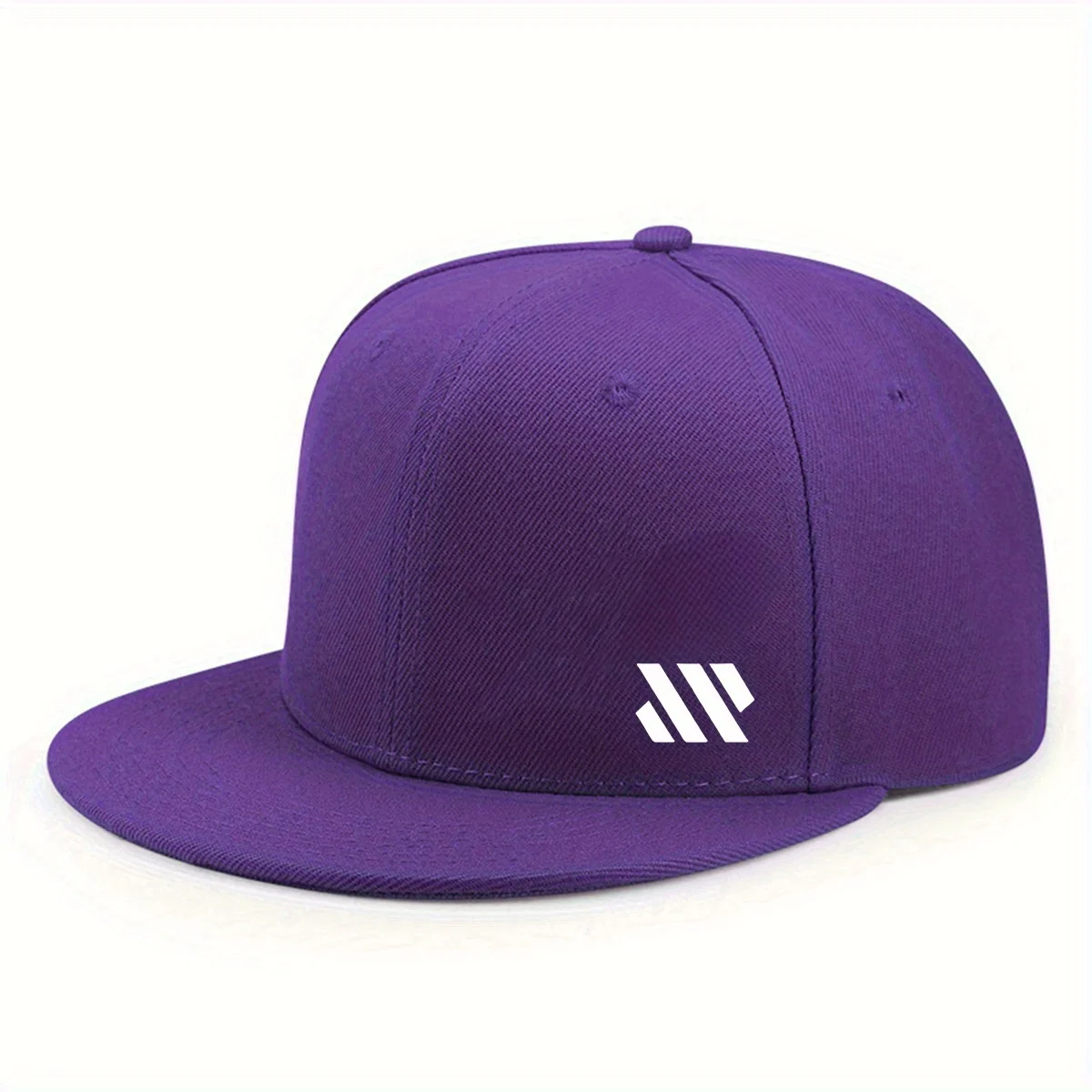 Baseballmütze mit weißem Logo, Unisex, verstellbar, atmungsaktiv, flache Krempe, leichte Outdoor-Reisemütze, Kopfbedeckung – Detail 7