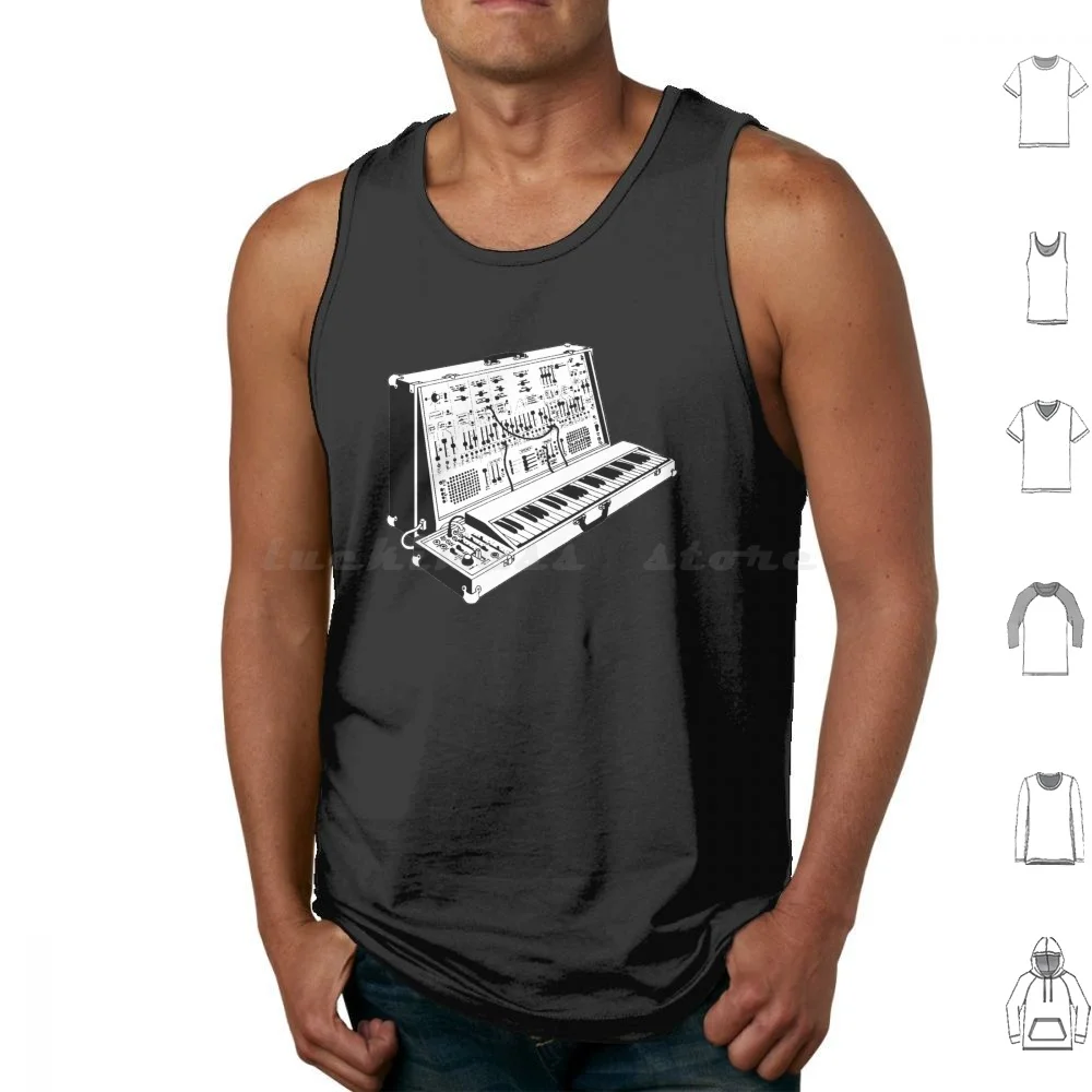 Arp 2600 Synth camiseta camisetas sin mangas chaleco sin mangas Roland Moog Arp Vintage Gear sintetizador analógico sintetizador teclado música