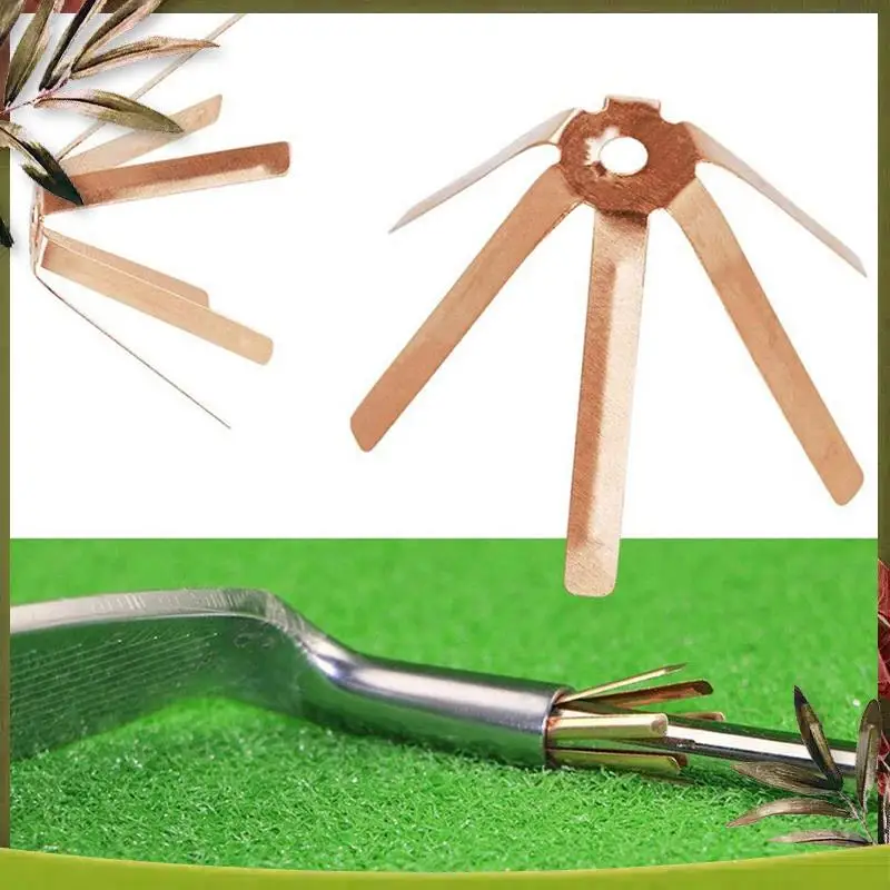 A08P-200szt. Uniwersalne mosiężne adaptery dystansowe do golfa pasujące do trzonków golfowych 0.335, adaptery dystansowe, akcesoria do trzonków kijów golfowych