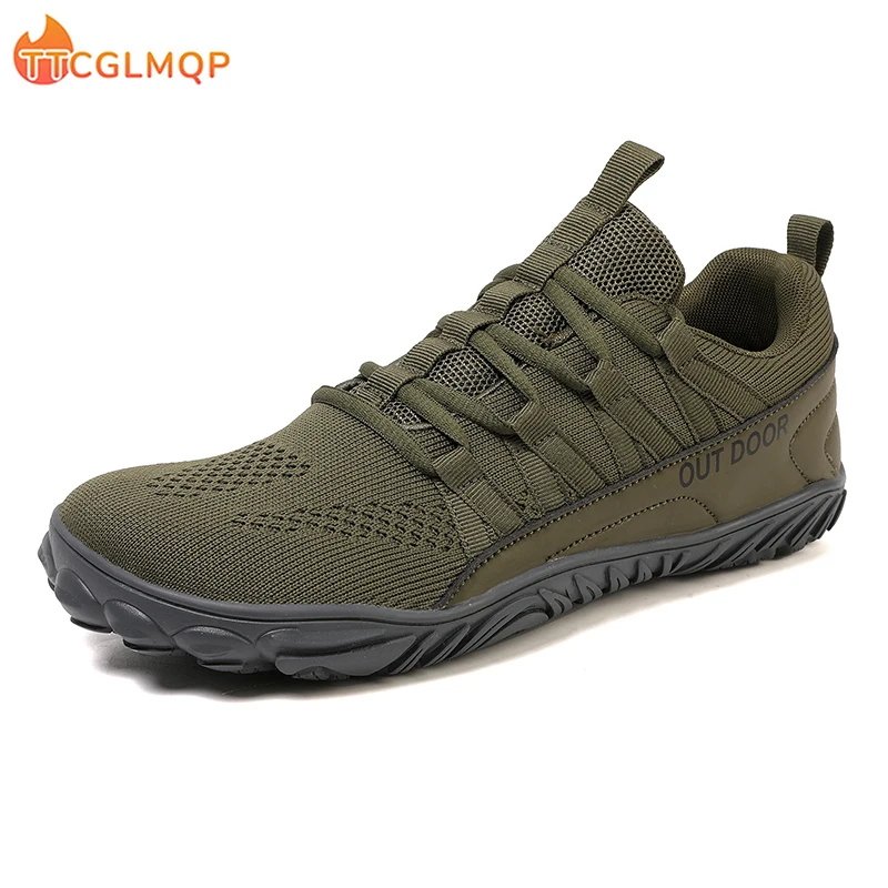 

New Unisex Wider Shoes Breathable Mesh Men Barefoot Wide-toed Shoes Brand Flats Soft Zero Drop Sole Wider Toe Sneakes Plus Size