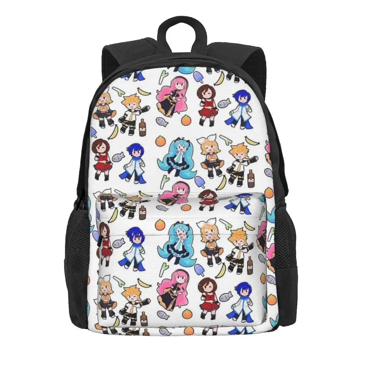 

Вокалоид Чиби хаос! Рюкзаки для мальчиков и девочек, сумка для книг, школьные ранцы, мультяшный Детский рюкзак, дорожный рюкзак, сумка на плечо