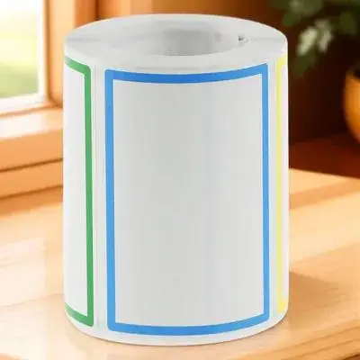 

300Pcs Blank Name Tag Labels Smooth Writing Surface Sticker Labels for Containers Gift Tags Sticker Classroom Name Tags