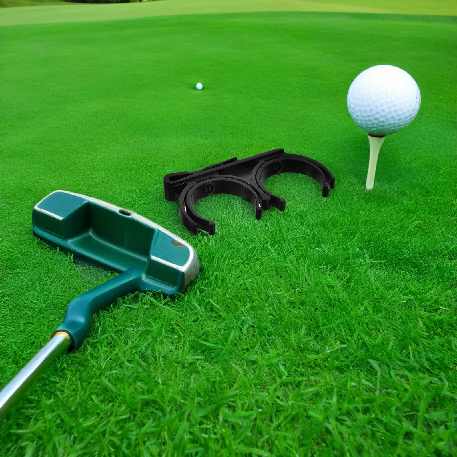 

5Pcs Foldable Golf Ball Holder Rotatable Dual Ball Clip Portable Lightweight Ergonomic Design for Course Efficiency