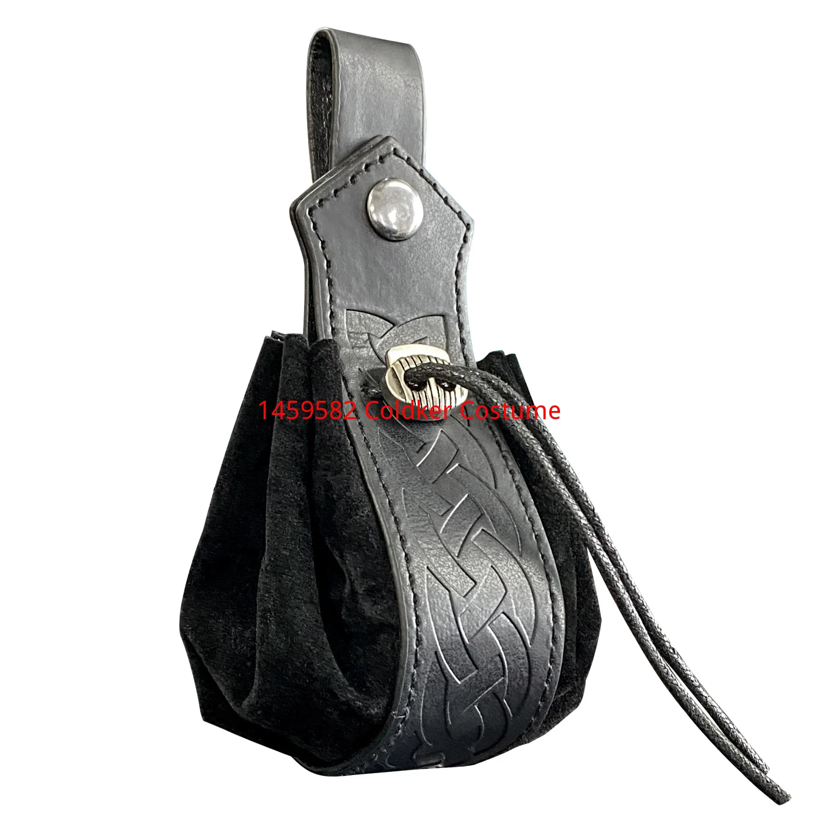 الرجعية القرون الوسطى الفايكنج بولي Leather الجلود عملة محفظة صغيرة الخصر حزام الحقيبة النهضة الفايكنج فارس القراصنة لارب تأثيري الدعائم المحفظة