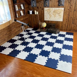 Alfombra de juegos para habitación de bebés y niños, tapete de gimnasio de actividades, rompecabezas, protección del medio ambiente, 1,2 CM de espesor, 30x30, Color sólido