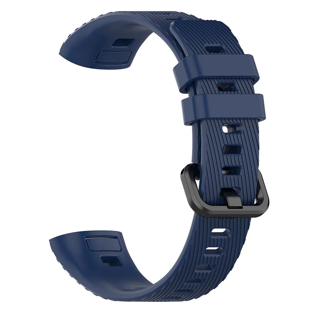 Silicone Adjustable Watchband Wrist Strap Belt Conveninently and Simple Installation for Huawei Band 4 Pro TER-B29S