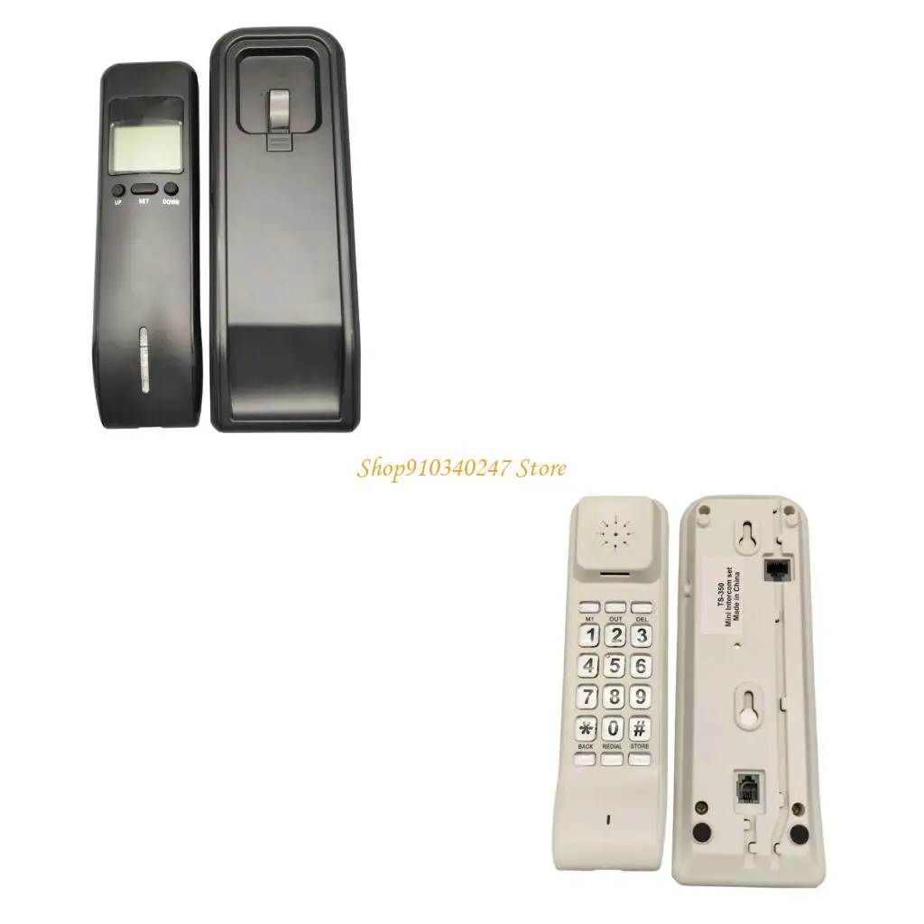 Q22A Waterproof Bathroom Telephone With Caller Display Corded Wall Mount Function