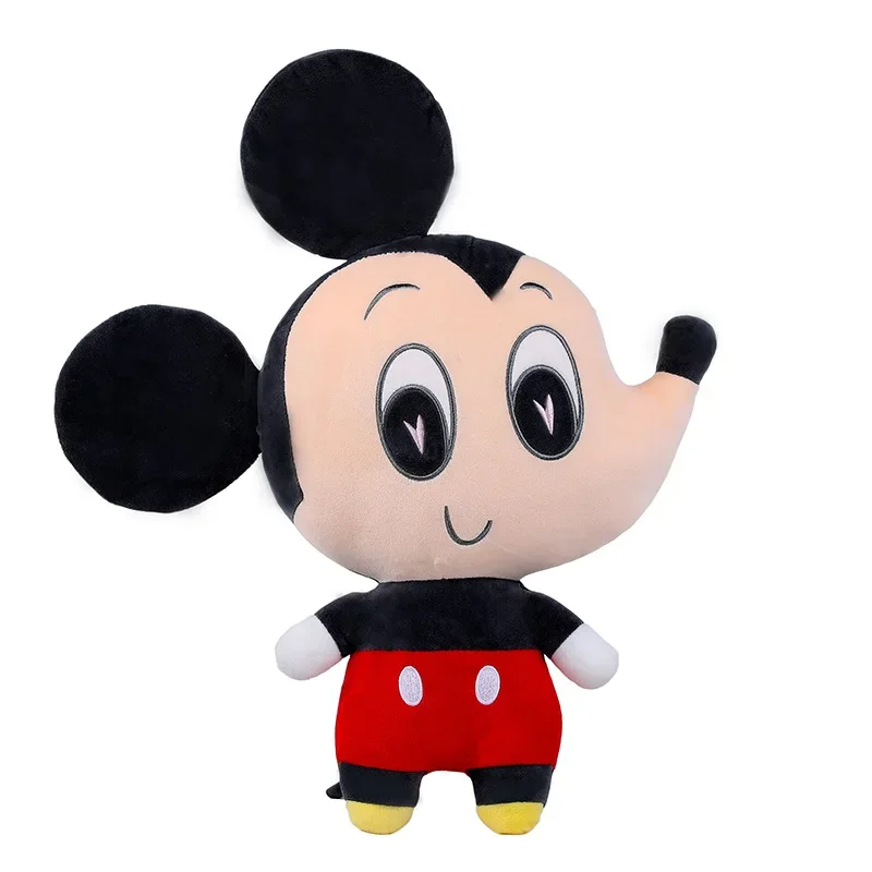 80cm Disney Mickey Mouse Minnie Plush Toys  Doll Anime Cartoon Soft Cute Stuffed  Kawaii Kids Birthday Xmas Gifts