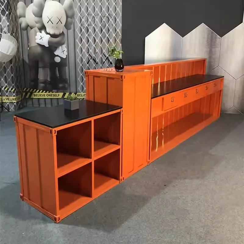 Floor Events Reception Desk Elegant Display Organizer Standing Reception Desk Office Corner Recepcion Mostrador Furnitures