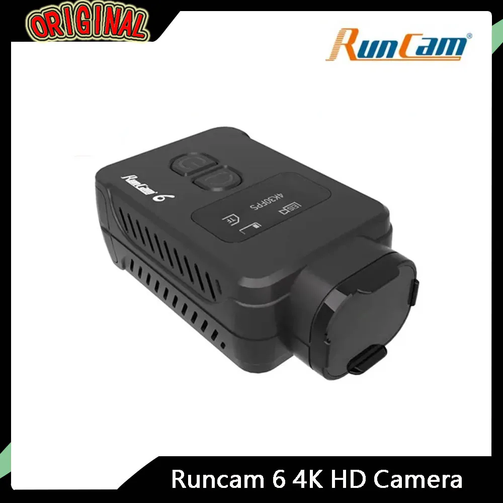 

Runcam 6 4K HD Camera Set - Sony IMX377 1/2.3" 12MP | 30fps 155°FOV, WiFi for FPV Drones & RC Models