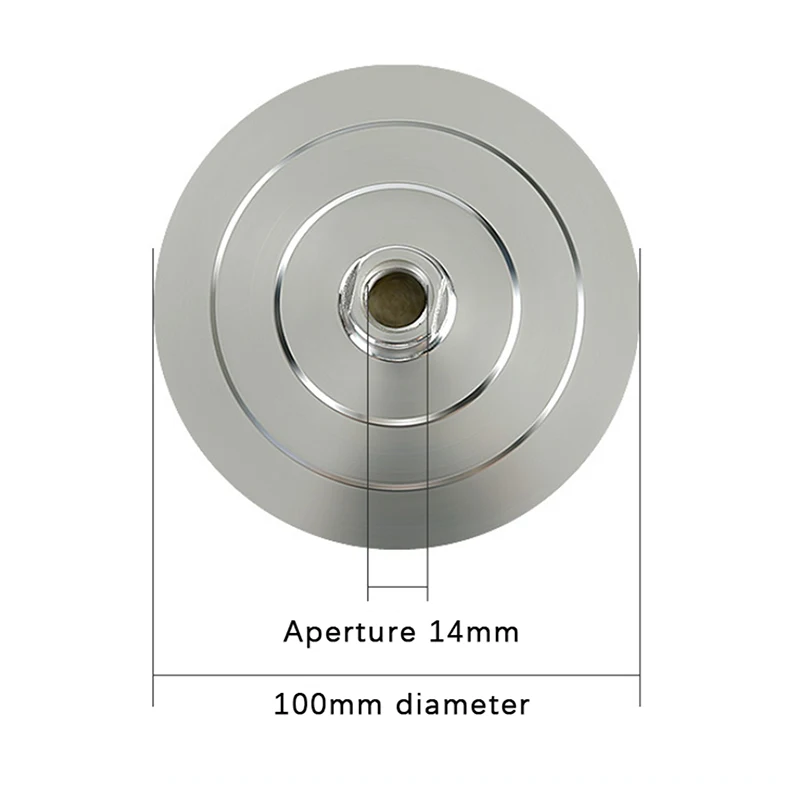 1 buah bantalan Backer 100mm 4 inci, untuk bantalan pemoles berlian pemegang dukungan dasar logam campuran aluminium M14 Aksesori Alat Festool aliran lingkungan