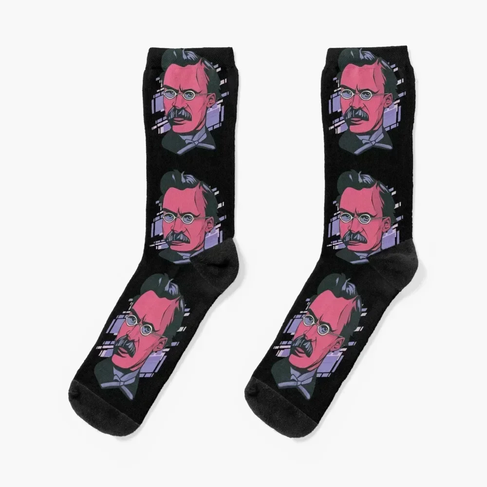 

Nietzsche philosopher Socks heated Children's set Rugby Socks For Women Men's