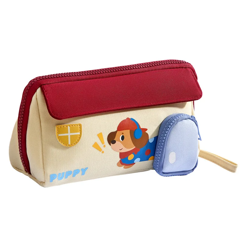 New Case Girls, Creative House-Shaped Triangular Case, High-Appearance Pencil For Primary And Secondary School Students,