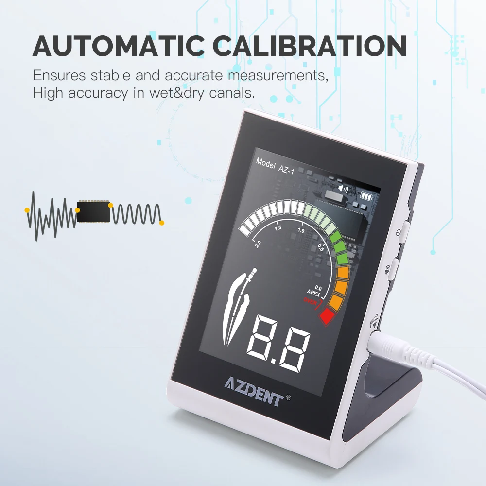 Azdent Dental Endo Apex Locator New Color Display Dentist Endodontics Root Canal Measurement Located Instruments Dentistry Tools