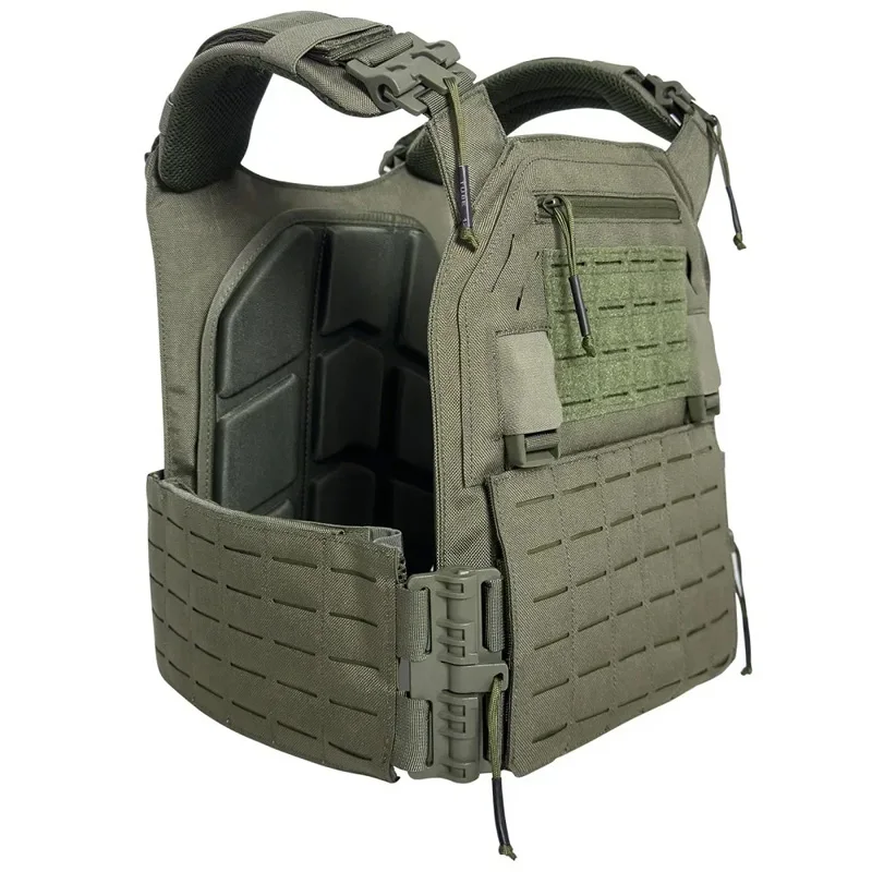 2 Pieces Removable Molded Tactical Vest Pad for Paintball Game Vest Tactical Plate Carrier Vest Cushion 25x30cm