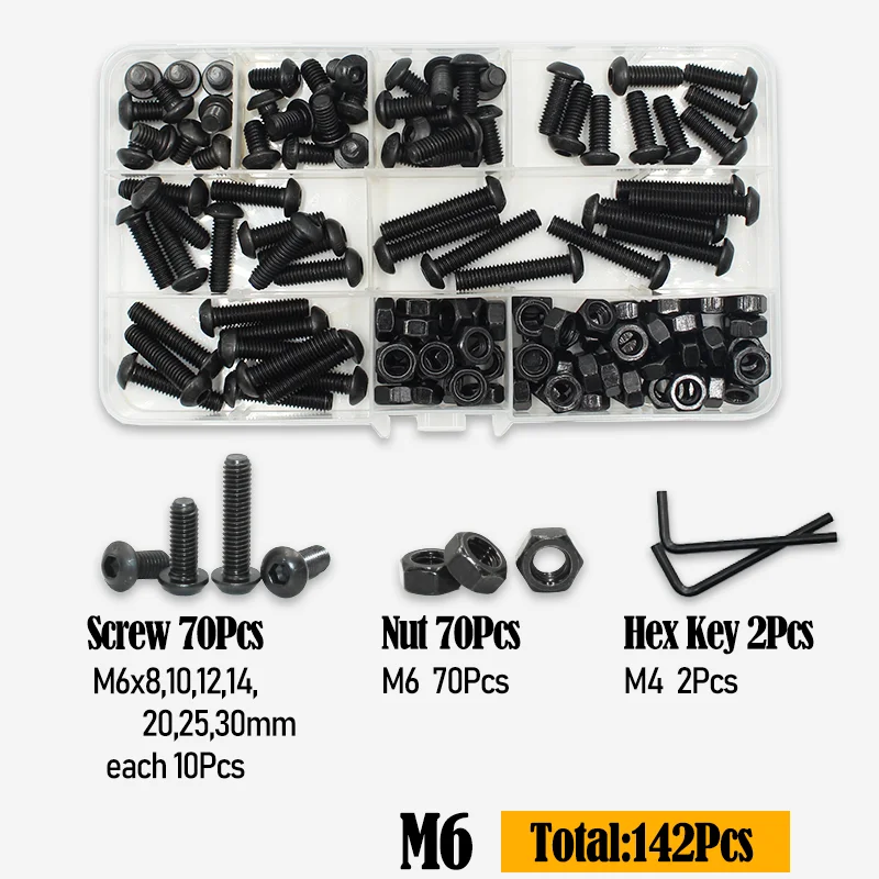 M6 142pcs