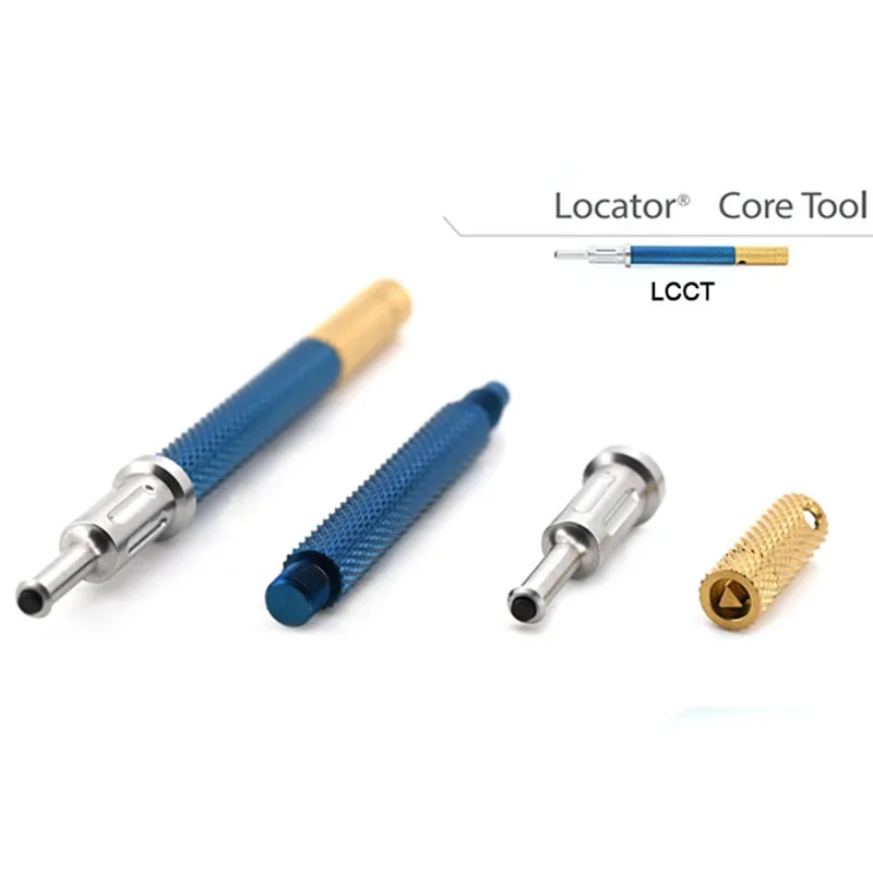 1Pc Dental Implant Locator Core Tool Universal Insertion Extraction Tool Remove Locator 3 in 1 Core Tool Metal Handle