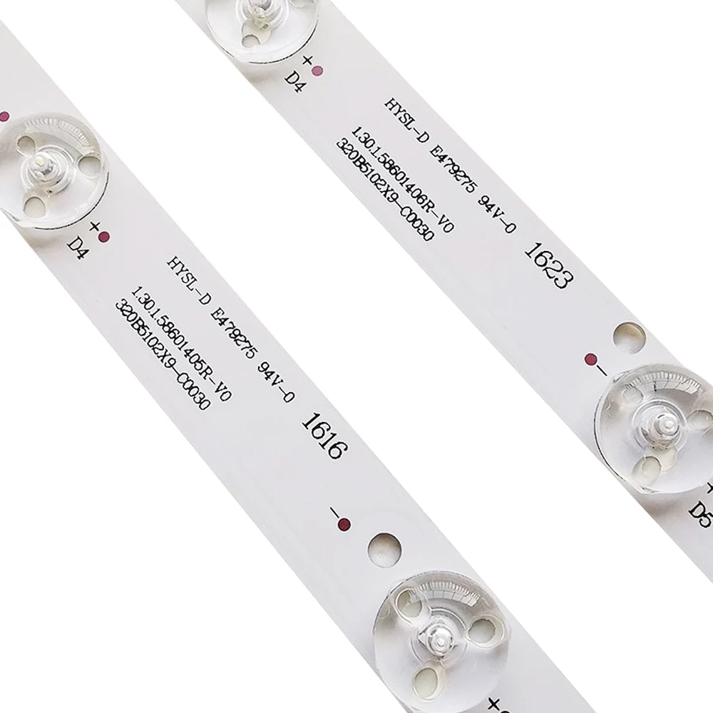 New 10PCS/lot LED Strip Backlight Bar 320B5102X9-C0030 HYSL-D E479275 1.30.1.5860145R for PH32B51DSGW PH32B51DSGWA