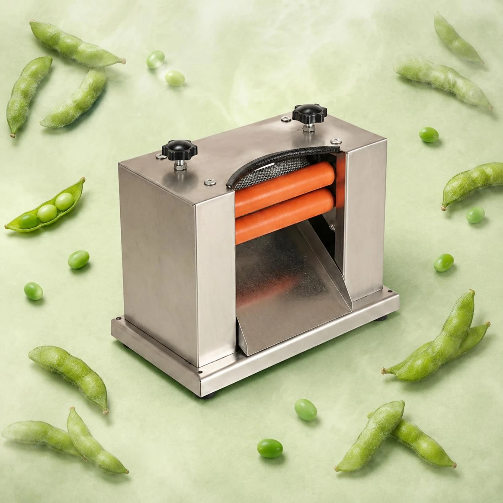 Edamame Shelling Machine High Performance Edamame Sheller Hand Crank Bean Husker Small Size Food Prep Equipment Commercial Grade